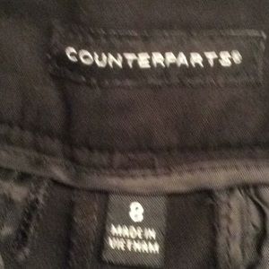 Black Cuffed Walking shorts